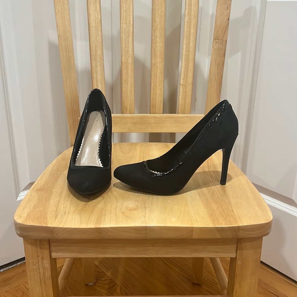 Woman’s, 7.5M, black, Lauren Conrad Pumps. 3 inch heel. Like new!